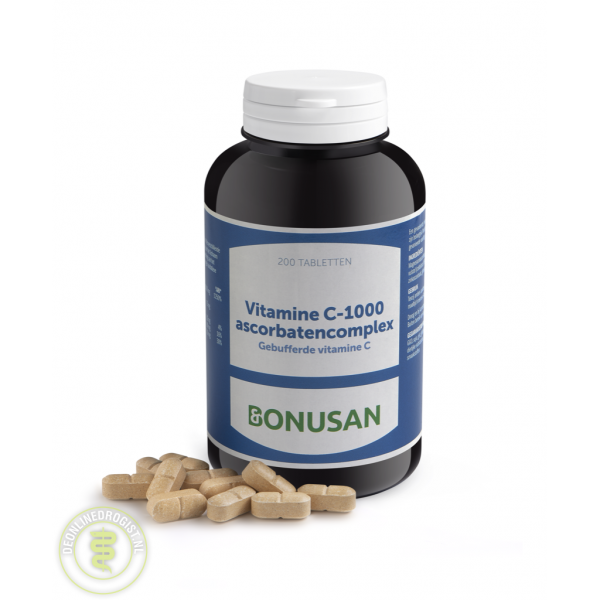 Bonusan Vitamine C1000 Ascorbatencomplex Tabletten 200st