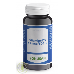 Bonusan Vitamine D3 15mcg/600 IE 300st