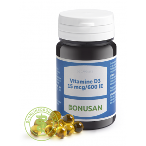 Bonusan Vitamine D3 15mcg/600 IE 90st