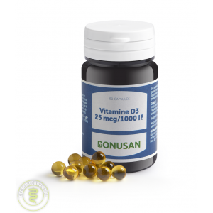 Bonusan Vitamine D3 25mcg/1000 IE 90st