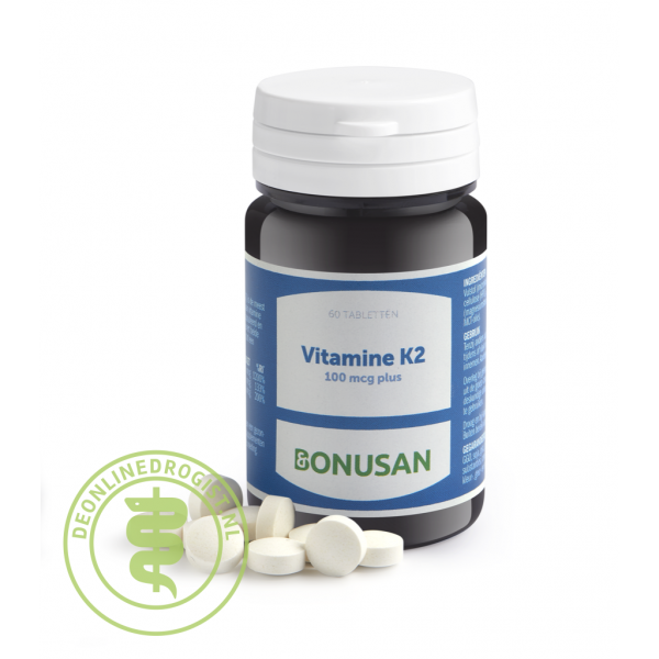 Bonusan Vitamine K2 100mcg Plus Tabletten 60 ST