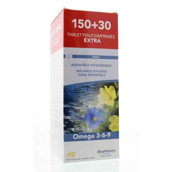 Buurmanns Omega 3-6-9 Capsules 180st