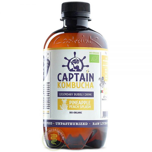 Captain Kombucha Pineapple Peach Splash