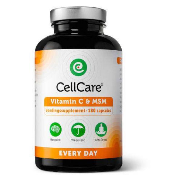 CellCare Vitamin C & MSM Capsules 180st