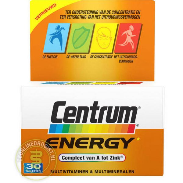 Centrum Energy Tabletten 30st