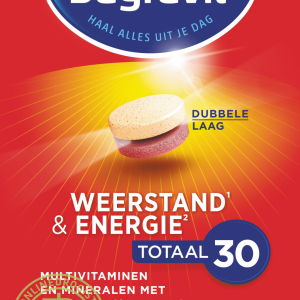 Dagravit Totaal 30 Weerstand & Energie Kauwtabletten