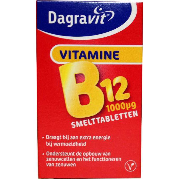 Dagravit Vitamine B12 1000mcg Smelttabletten 100st