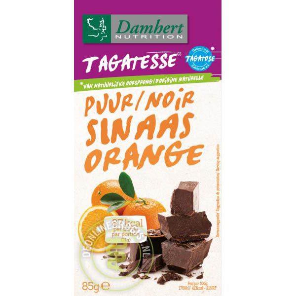 Damhert Tagatesse Chocoladetablet Puur Sinaasappel