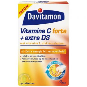 Davitamon C Forte + Extra D3 Tabletten 42st