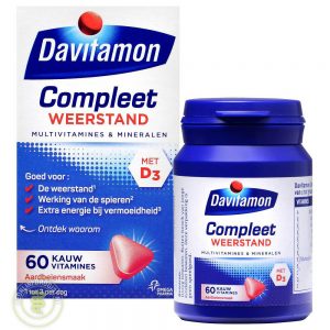 Davitamon Compleet KauwVitamines Aardbei