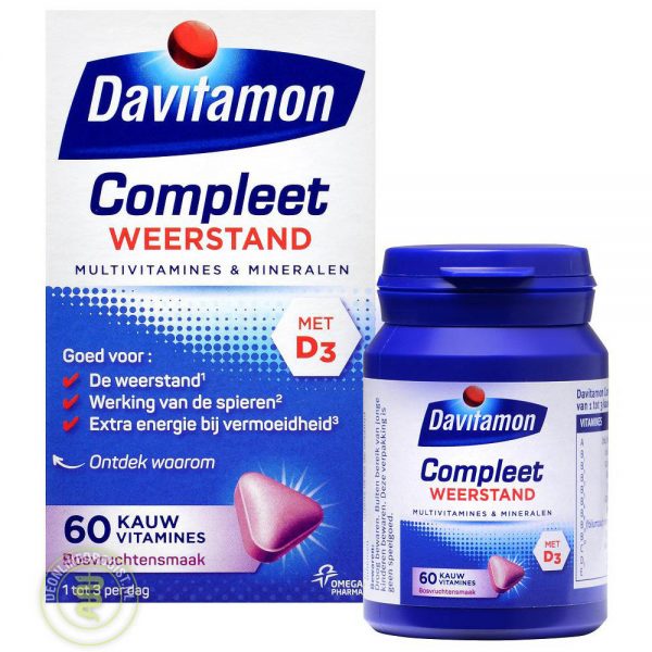 Davitamon Compleet KauwVitamines Bosvruchten