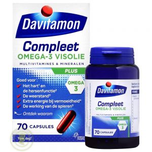 Davitamon Compleet Omega-3 Visolie Plus Capsules