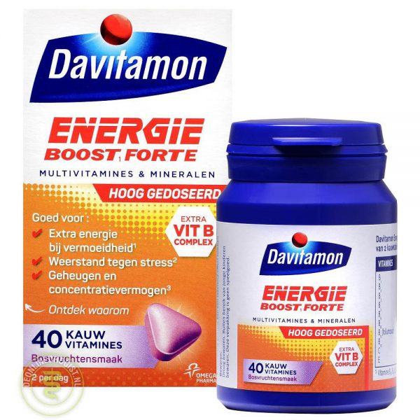 Davitamon Energie Boost Forte Kauwtabletten