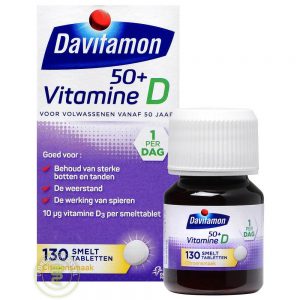 Davitamon Vitamine D 50 Plus Smelttablet 130st