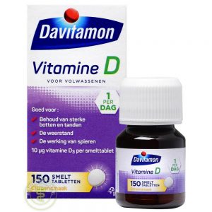 Davitamon Vitamine D Volwassenen Smelttabletten 150st