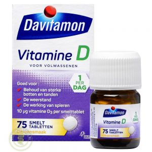 Davitamon Vitamine D Volwassenen Smelttabletten