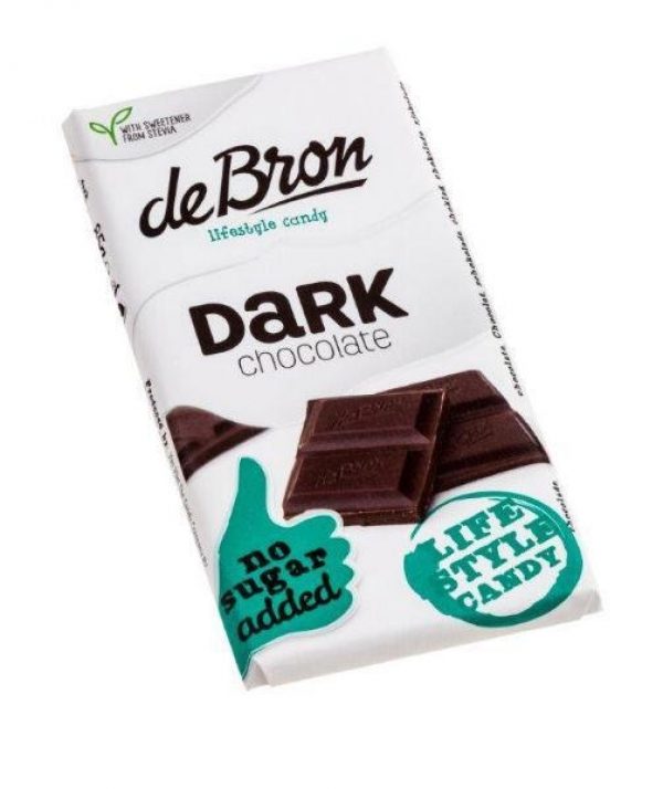 De Bron Suikervrije Tablet Dark Chocolate