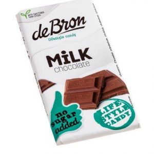 De Bron Suikervrije Tablet Milk Chocolate