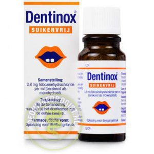 Dentinox Druppels 4mg/ml Suikervrij