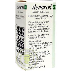 Devaron Vitamine D Tabletten 90st