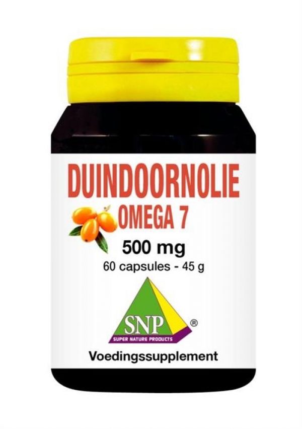 Duindoorn olie omega 7 500 mg