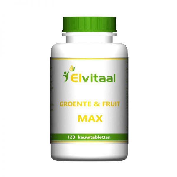 Elvitaal Jumboos Groente Fruit Kauwtabletten 120st