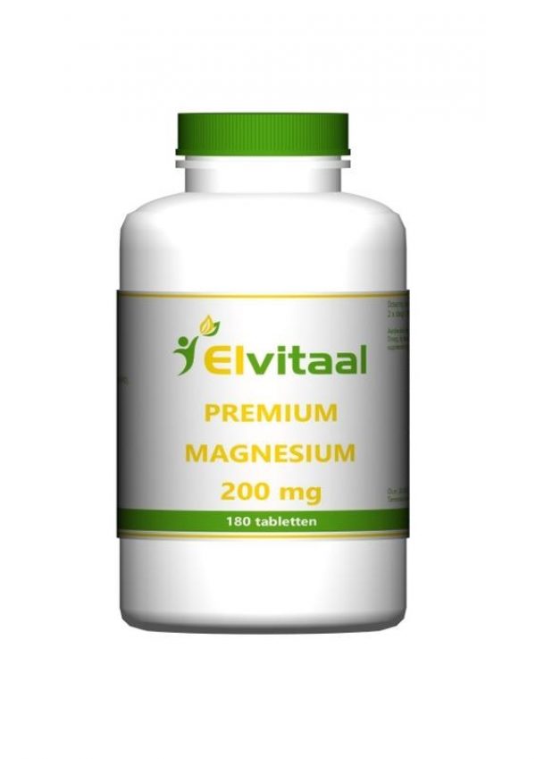 Elvitaal Premium Magnesium 200mg Tabletten 180st