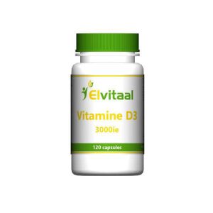 Elvitaal Vitamine D3 3000 IE Capsules 120st