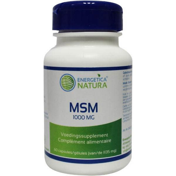 Energetica Natura Msm 1000mg Capsules 60st