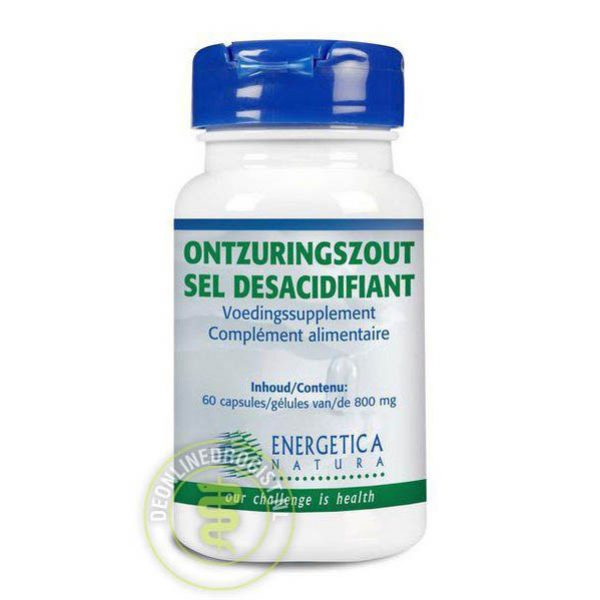 Energetica Natura Ontzuringszout 800mg Capsules 60st