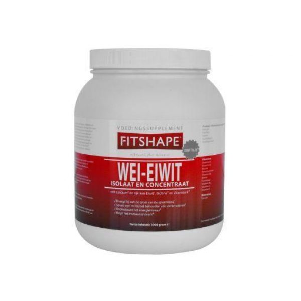 Fitshape Wei-eiwit Aardbei 1000gr