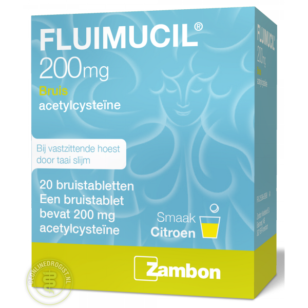 Fluimucil 200mg Bruistabletten 20st