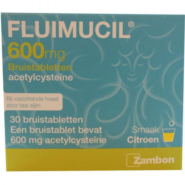 Fluimucil 600mg Bruistablet 30st