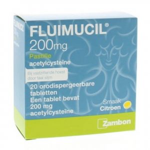 Fluimucil Pastille 200mg Zuigtabletten 20st