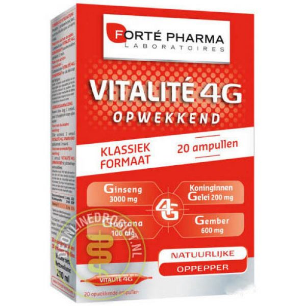 Forte Pharma Vitalite 4G Ampullen 20st