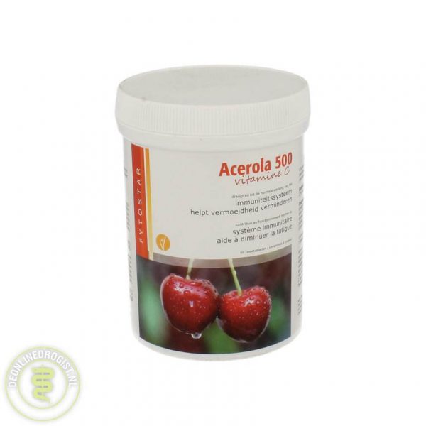 Fytostar Acerola 500 Vitamine C Tabletten 60st