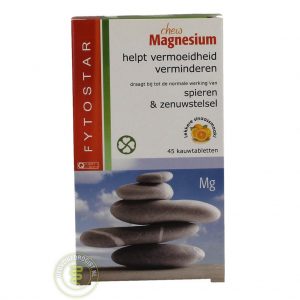 Fytostar Magnesium Kauwtabletten 45st