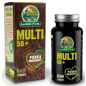 Garden of Life Raw Multi 50+ Capsules 60st