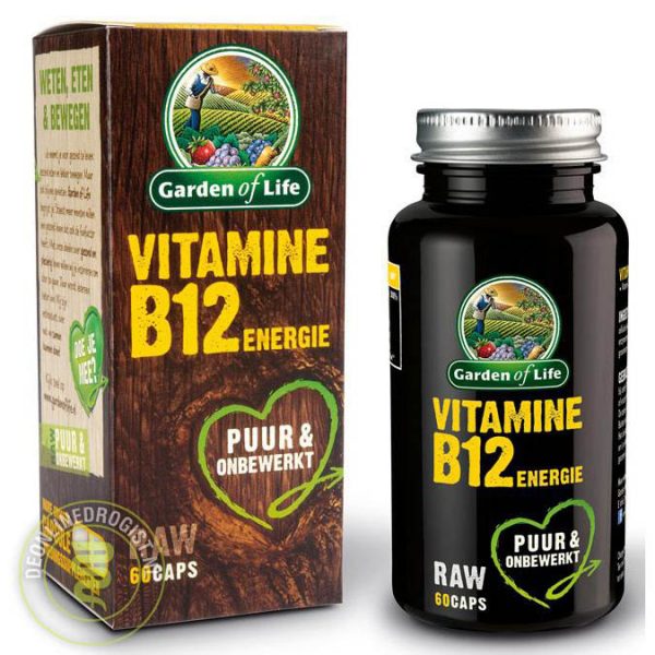 Garden of Life Raw Vitamine B12 Capsules 60st