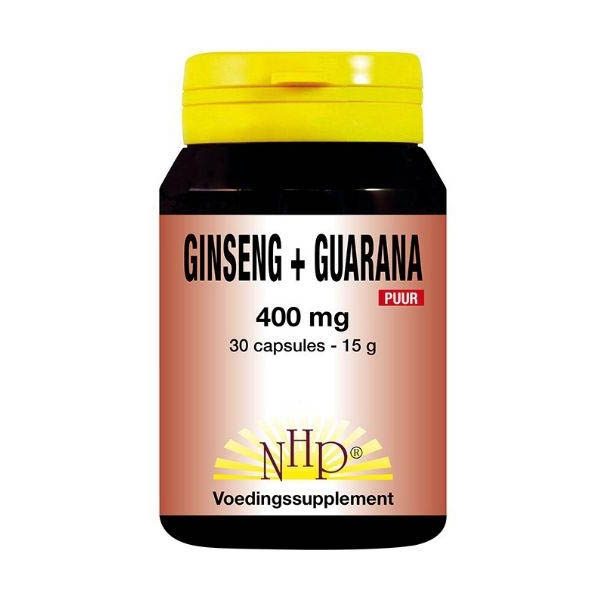 Ginseng guarana 400 mg puur