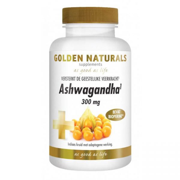 Golden Naturals Ashwagandha 300mg Capsules 60st