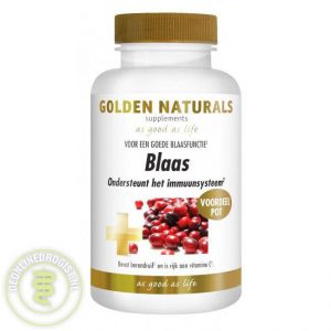 Golden Naturals Blaas Tabletten 180st