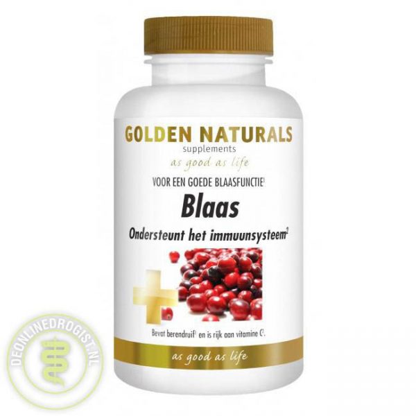 Golden Naturals Blaas Tabletten 90st