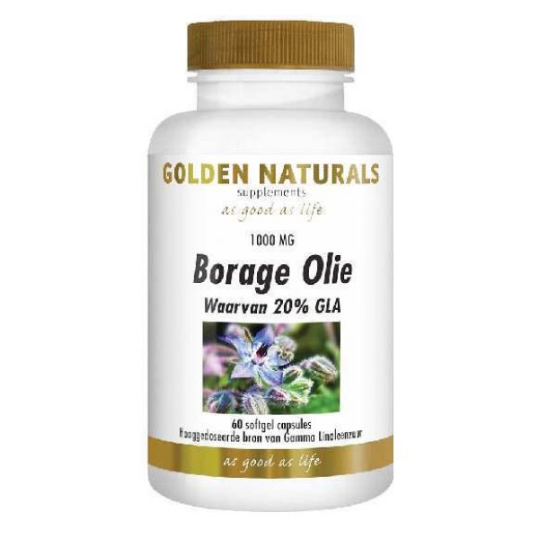 Golden Naturals Borage Olie Softgels 60st