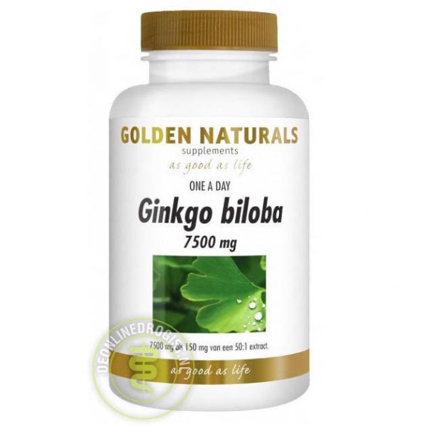 Golden Naturals Ginkgo Biloba 7500mg Capsules 60st