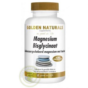 Golden Naturals Magnesium Bisglycinaat Tabletten 90st