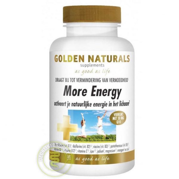 Golden Naturals More Energy Tabletten