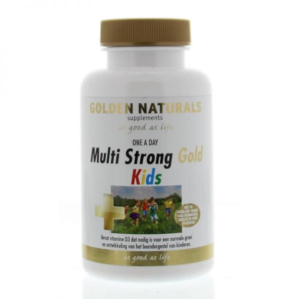 Golden Naturals Multi Strong Gold Kids Kauwtabletten