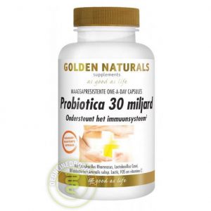 Golden Naturals Probiotica 30 Miljard Capsules 60st