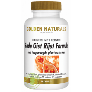 Golden Naturals Rode Gist Rijst Formule Capsules